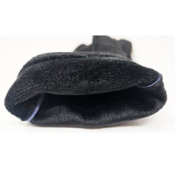 Women's Fleece Gloves, Vincent Van Gogh's "The Mulberry Tree" Print, 9" Long - Picture 4 of 5